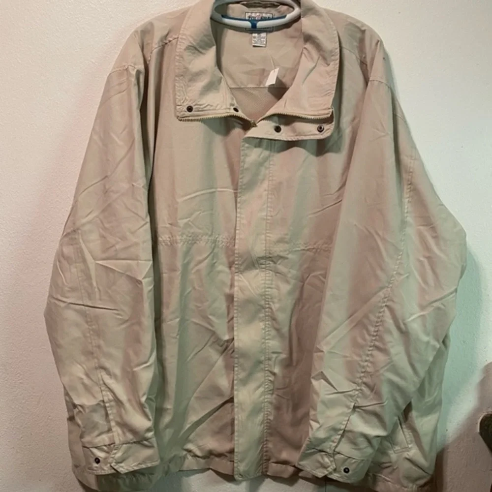 Fox Fire SportsWear Jacket Mens 2XT Tall Water Resistant Full Zip‎ Pockets New